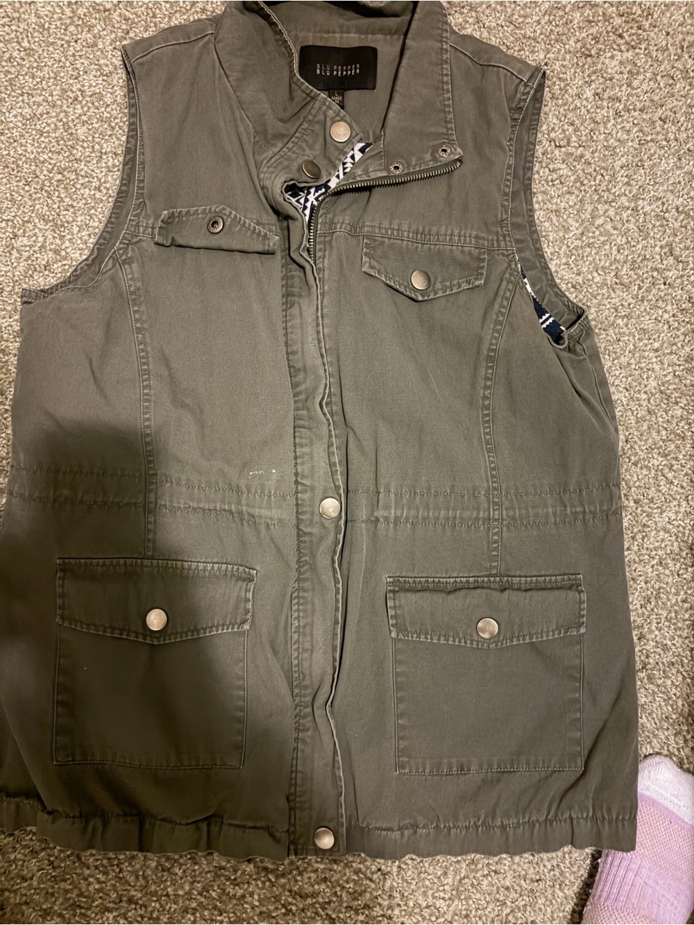 Olive Utility Vest -